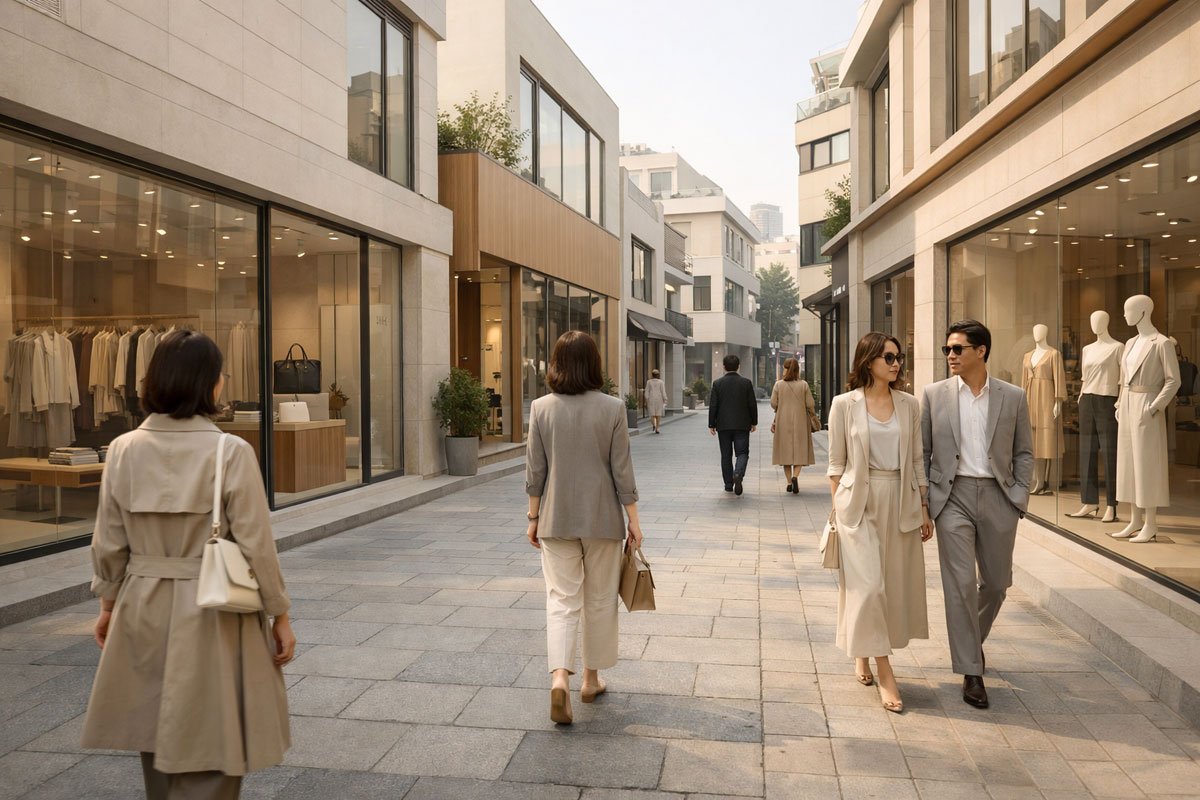 10 Best Shopping Destinations in the World for 2026 1 Best shopping destinations: A minimalist and stylish shopping street in the Hannam-dong district of Seoul in a neutral aesthetic.